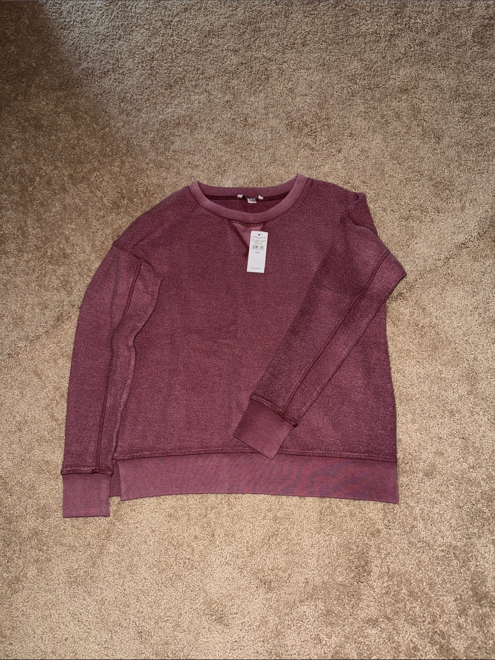 Cozy Crewneck Sweatshirt - Dusty Plum